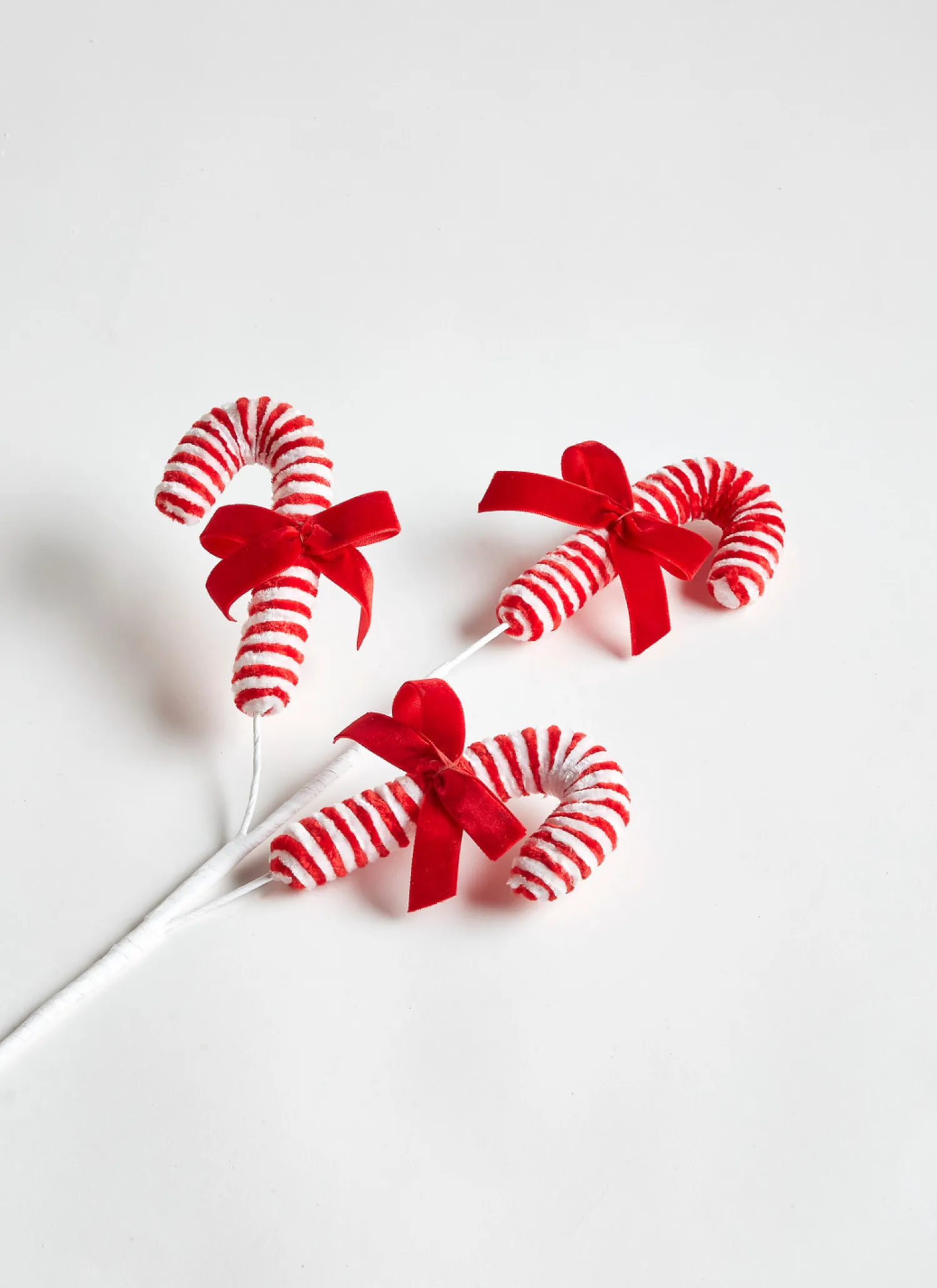 New The Jolly Christmas Shop Raz 22" Candy Cane Christmas Tree Pick F4306674
