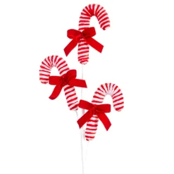 New The Jolly Christmas Shop Raz 22" Candy Cane Christmas Tree Pick F4306674