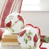 New The Jolly Christmas Shop Raz 6" Cardinal Ball Glass Christmas Ornament 4224654