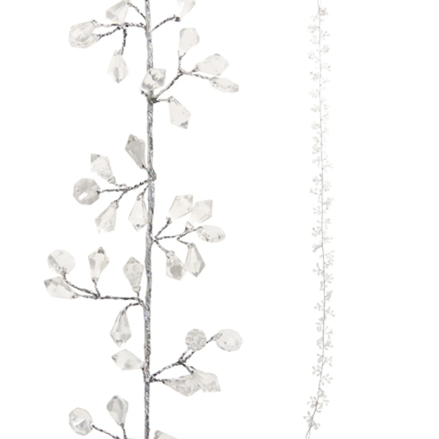Best The Jolly Christmas Shop Raz 5' Clear Beaded Christmas Tree Garland G4403603