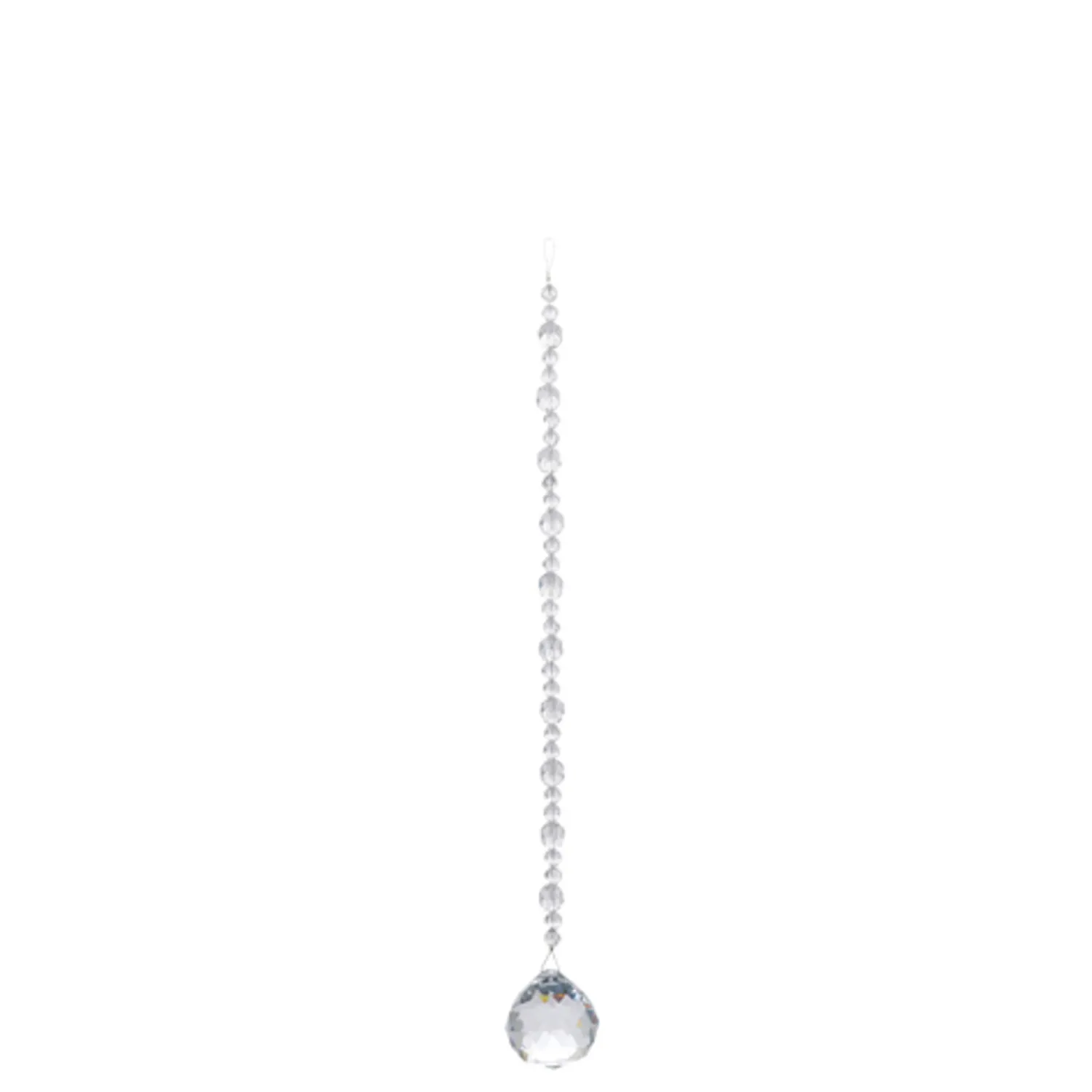 Clearance The Jolly Christmas Shop Raz 13.5" Crystal Drop Glass Christmas Ornament 4422895