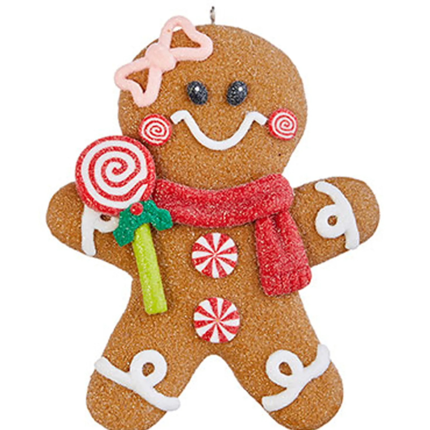 Outlet The Jolly Christmas Shop Raz 5" Decorated Gingerbread Boy Or Girl Christmas Ornament 4015547