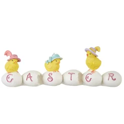Discount The Jolly Christmas Shop Raz 11" Easter Chicks On Eggs Easter Decoration 4211095