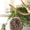 Best The Jolly Christmas Shop Raz 5" Fawn Faux Fur Christmas Ornament 4116374