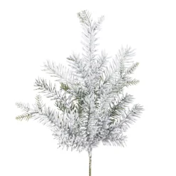 New The Jolly Christmas Shop Raz 19" Flocked Pine Christmas Tree Pick F4310310