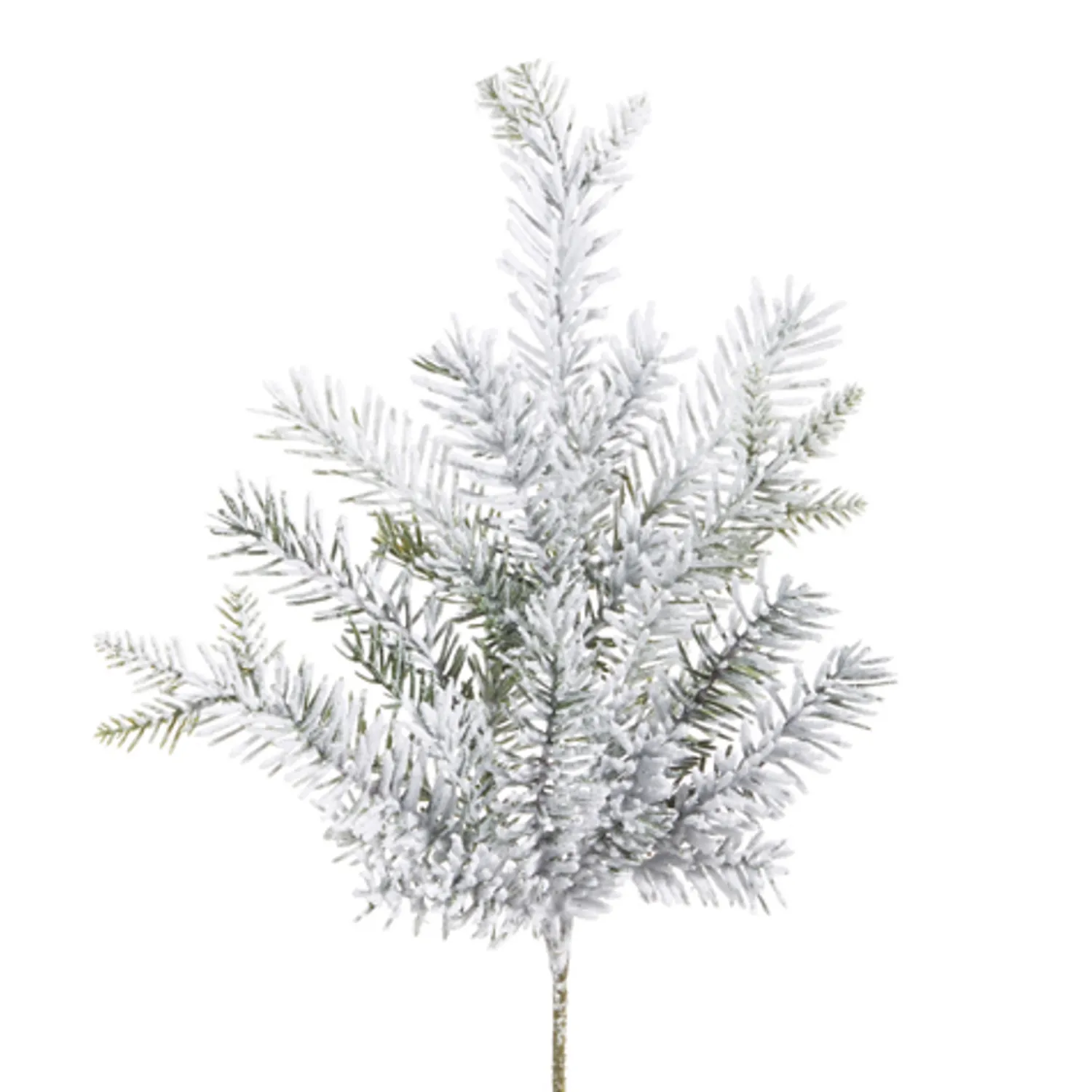 New The Jolly Christmas Shop Raz 19" Flocked Pine Christmas Tree Pick F4310310