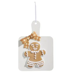 Best The Jolly Christmas Shop Raz 7.75" Gingerbread Cookie Cutting Board Christmas Ornament 4416387
