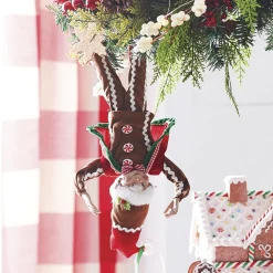Clearance The Jolly Christmas Shop Raz 16" Gingerbread Posable Elf Christmas Figure 4102262