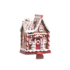 Outlet The Jolly Christmas Shop Raz 6.5" Gingerbread Stocking Holder 4316090