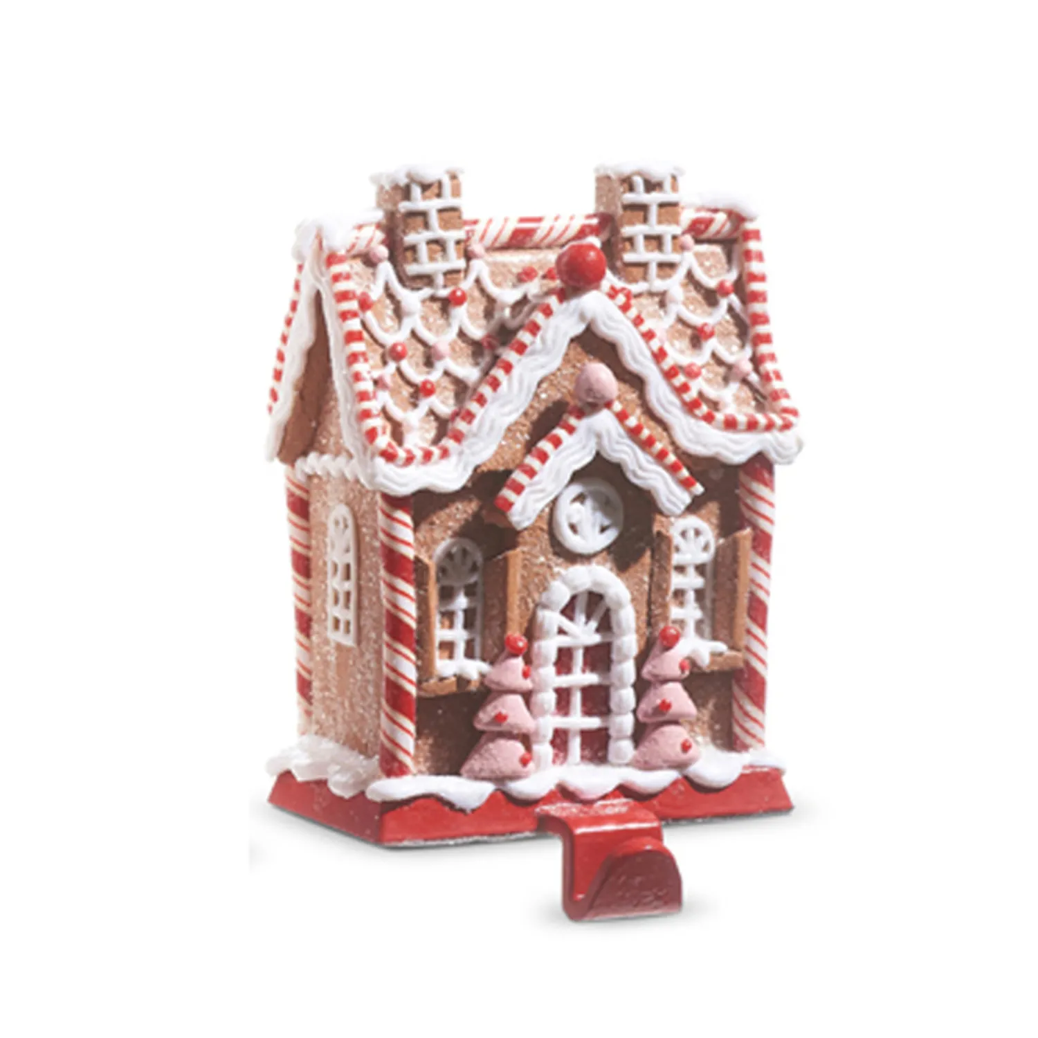 Outlet The Jolly Christmas Shop Raz 6.5" Gingerbread Stocking Holder 4316090