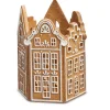 Best The Jolly Christmas Shop Raz 8" Gingerbread Village Christmas Candle Holder 4457717