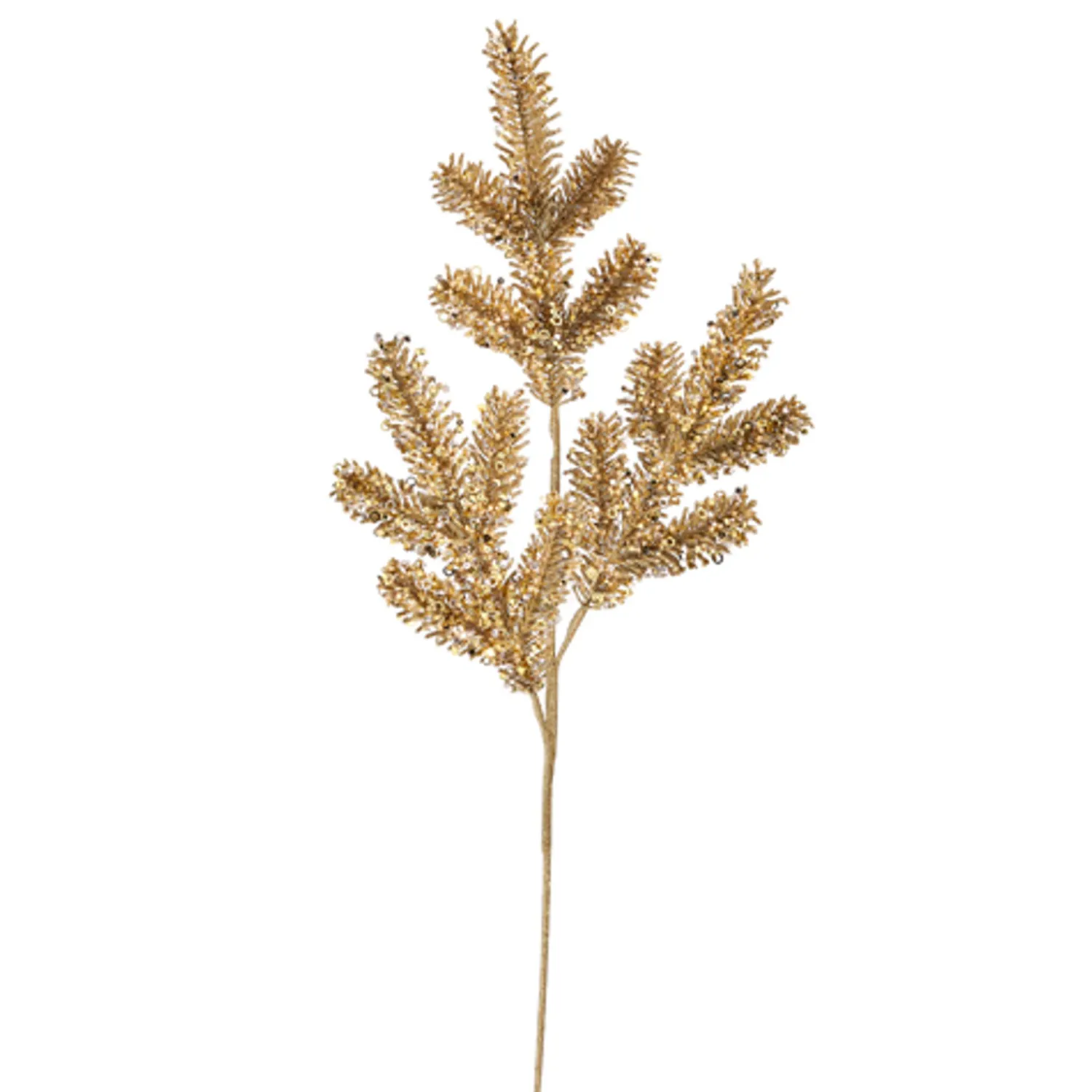 Discount The Jolly Christmas Shop Raz 30" Glittered Gold Pine Christmas Tree Spray F4441724