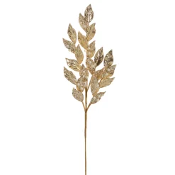 Online The Jolly Christmas Shop Raz 28.75" Gold Leaf Glitter And Pearl Christmas Tree Spray F4406706