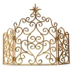 Outlet The Jolly Christmas Shop Raz 17" Gold Scrollwork Creche Christmas Backdrop Decoration 4411329