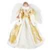 New The Jolly Christmas Shop Raz 16" Golden Angel Christmas Tree Topper 4215536
