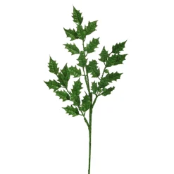 Online The Jolly Christmas Shop Raz 29" Green Glittered Holly Leaf Christmas Tree Spray F4441711