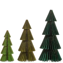 The Jolly Christmas Shop Raz 20" Green Paper Trees Christmas Decoration 4416374