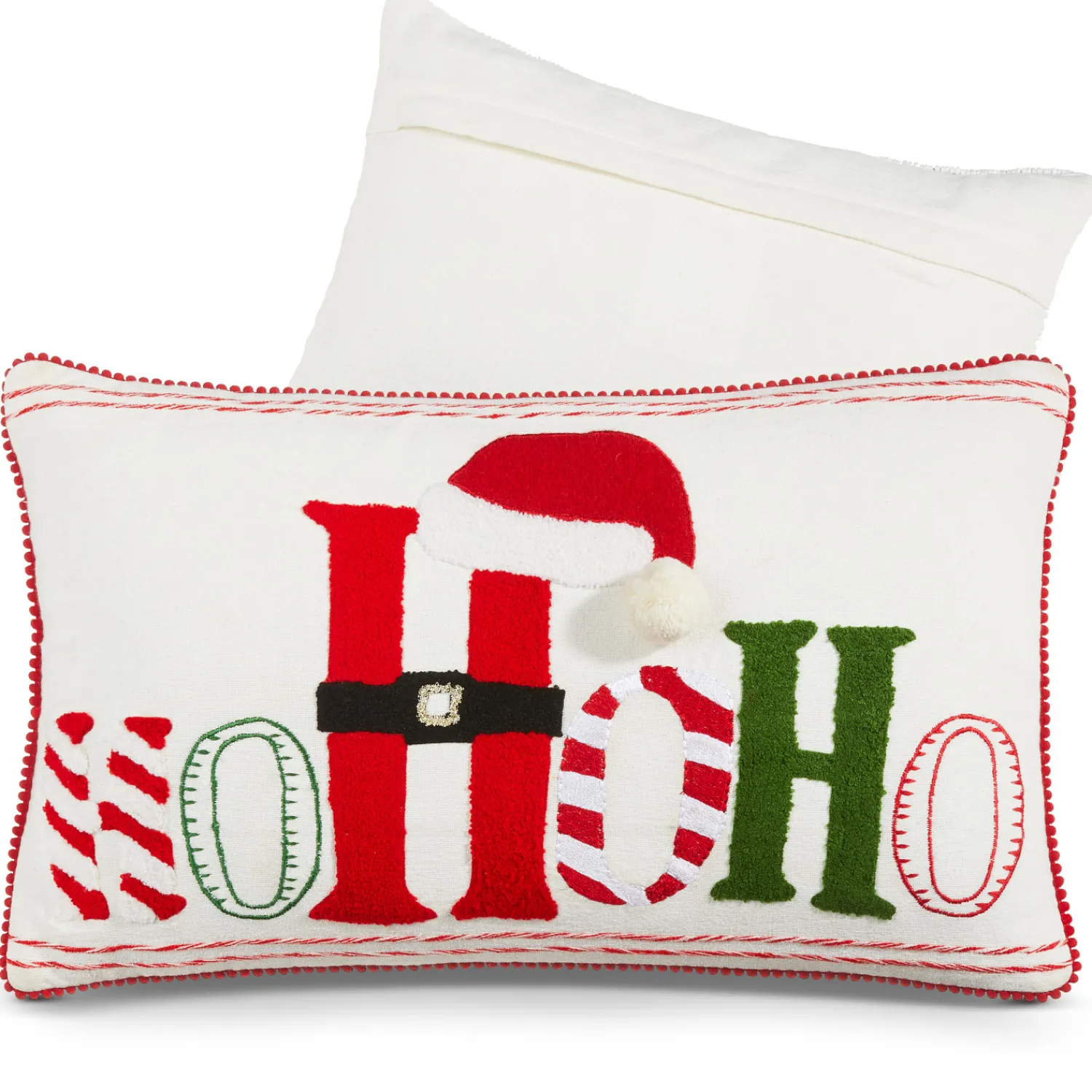 Hot The Jolly Christmas Shop Raz 20" Ho Ho Ho Christmas Lumbar Pillow 4319312