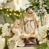 Hot The Jolly Christmas Shop Raz 14.5" Holy Family Nativity Set Christmas Decoration 4210653