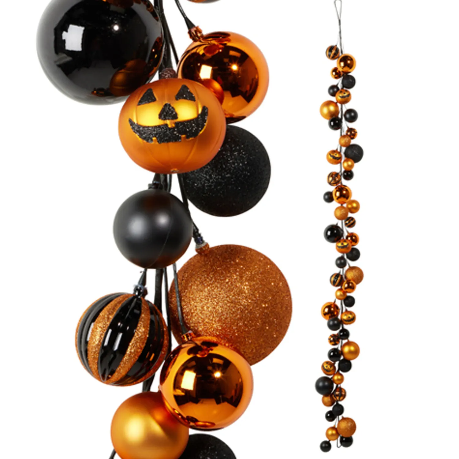 Discount The Jolly Christmas Shop Raz 6' Jack O Lantern And Ball Halloween Garland G4432714