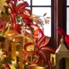 The Jolly Christmas Shop Raz 1.5" Jeweled Red Velvet Wired Christmas Ribbon R4327705