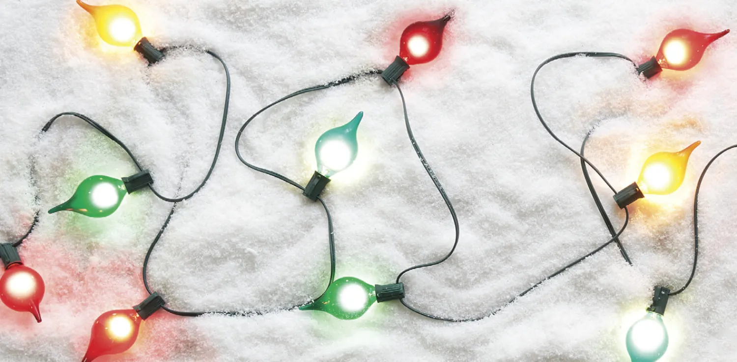 The Jolly Christmas Shop Raz 14' Kismet Glass Christmas Light Strand L4137001