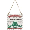 Outlet The Jolly Christmas Shop Raz 4.25" Kringle Farms Christmas Sign Ornament 4116157