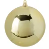 Outlet The Jolly Christmas Shop Raz 10" Large Champagne Ball Christmas Ornament 4241205