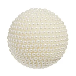 Outlet The Jolly Christmas Shop Raz 5" Large Pearl Ball Christmas Ornament 4302379