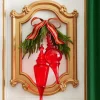 Discount The Jolly Christmas Shop Raz 15.5" Large Red Finial Glass Christmas Ornament 4324500