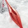 Hot The Jolly Christmas Shop Raz 15" Large Red Mercury Glass Drop Christmas Ornament 4124578