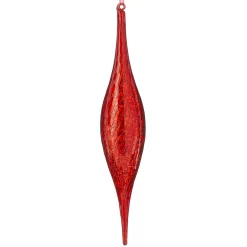 Hot The Jolly Christmas Shop Raz 15" Large Red Mercury Glass Drop Christmas Ornament 4124578