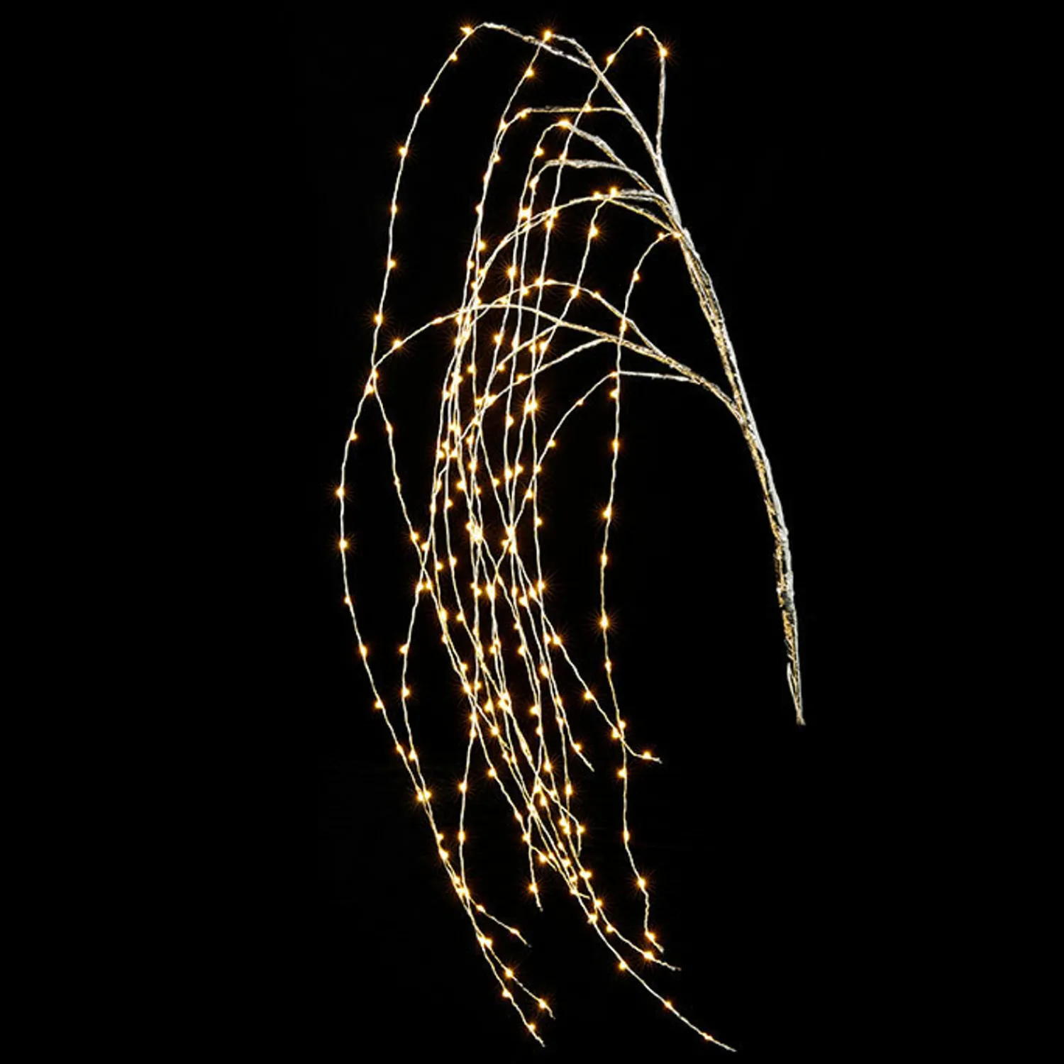 The Jolly Christmas Shop Raz 58" LED Lighted Silver Cascading Lighted Christmas Tree Branch Decoration L4037020