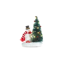 Sale The Jolly Christmas Shop Raz 7" Lighted Tree With Vintage Holiday Friends Christmas Decoration 4319125