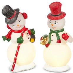 Online The Jolly Christmas Shop Raz 12" Lighted Vintage Snowman Christmas Decoration 4311578