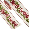 Discount The Jolly Christmas Shop Raz 4" Merry Christmas Wired Christmas Ribbon R4371754