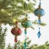 Discount The Jolly Christmas Shop Raz 8" Metal Filigree With Drop Glass Christmas Ornament 4122811
