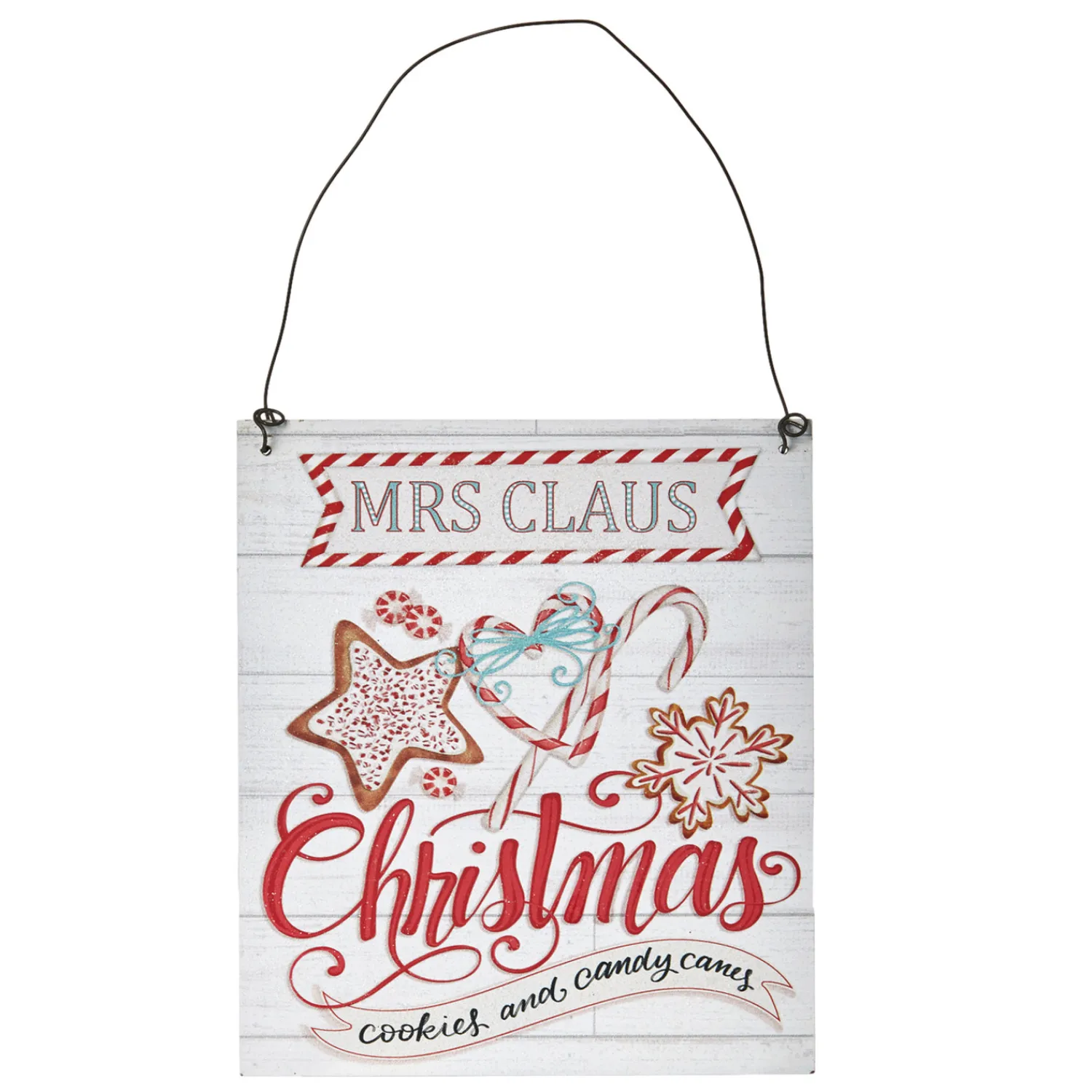 Discount The Jolly Christmas Shop Raz 6" Mrs. Claus Christmas Ornament Sign 4116220