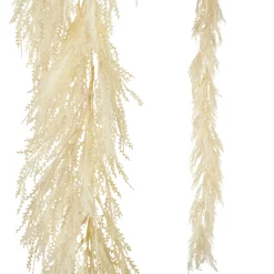 Outlet The Jolly Christmas Shop Raz 6' Off White Pampas Grass Christmas Garland G4212962