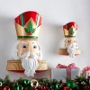 Best The Jolly Christmas Shop Raz 12' Or 21.5" Christmas Nutcracker Bust Hanging Wall Decoration