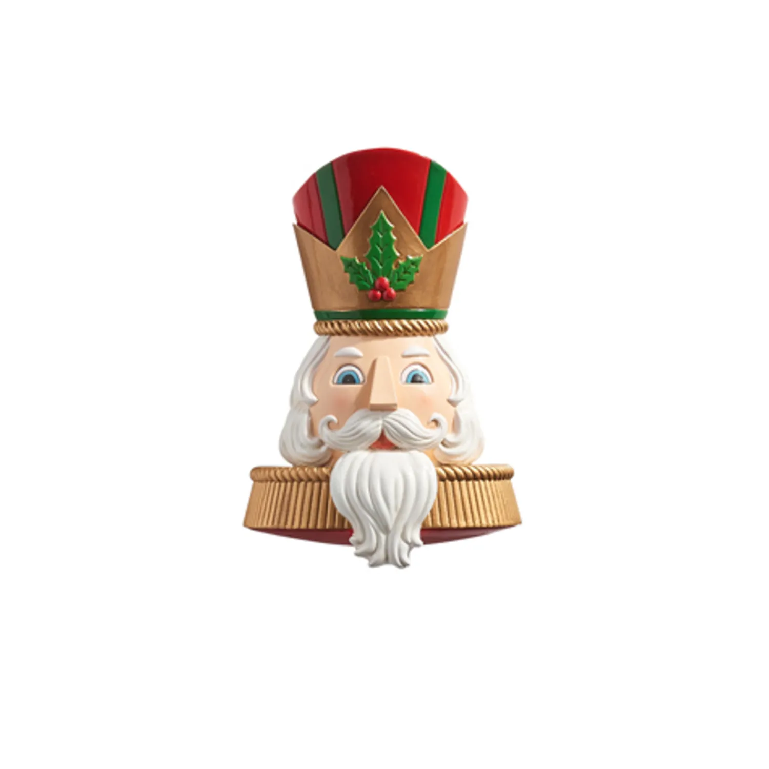 Best The Jolly Christmas Shop Raz 12' Or 21.5" Christmas Nutcracker Bust Hanging Wall Decoration