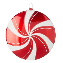 Online The Jolly Christmas Shop Raz 10" Or 12" Large Peppermint Christmas Ornament