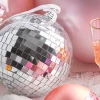 Sale The Jolly Christmas Shop Raz 6" Or 8" Large Silver Disco Ball Christmas Ornament