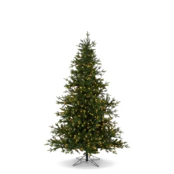 Clearance The Jolly Christmas Shop Raz 7.5' Or 9' O Tannenbaum Aspen Fir Real Feel Christmas Tree With Brilliant LED Lights
