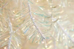 Discount The Jolly Christmas Shop Raz 7.5' Or 9' O Tannenbaum Crystal Iridescent White Pine Christmas Tree With Cluster LED Lights