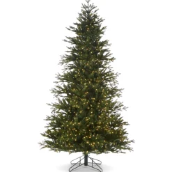 Outlet The Jolly Christmas Shop Raz 7.5' Or 9' O Tannenbaum Nordic Fir Real Feel Christmas Tree With Brilliant LED Lights