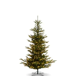 The Jolly Christmas Shop Raz 7.5' Or 9' O Tannenbaum Norwegian Spruce Real Feel Christmas Tree With Brilliant LED Lights