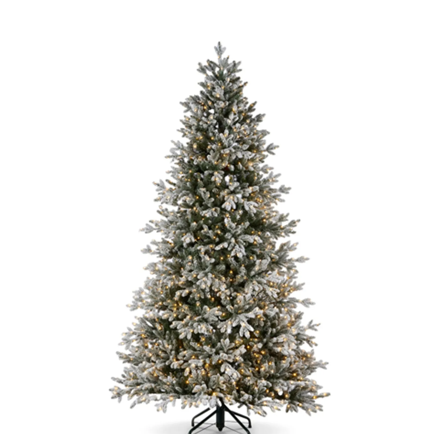 Clearance The Jolly Christmas Shop Raz 7.5' Or 9' O Tannenbaum Snowy Nordic Fir Christmas Tree With Brilliant LED Lights