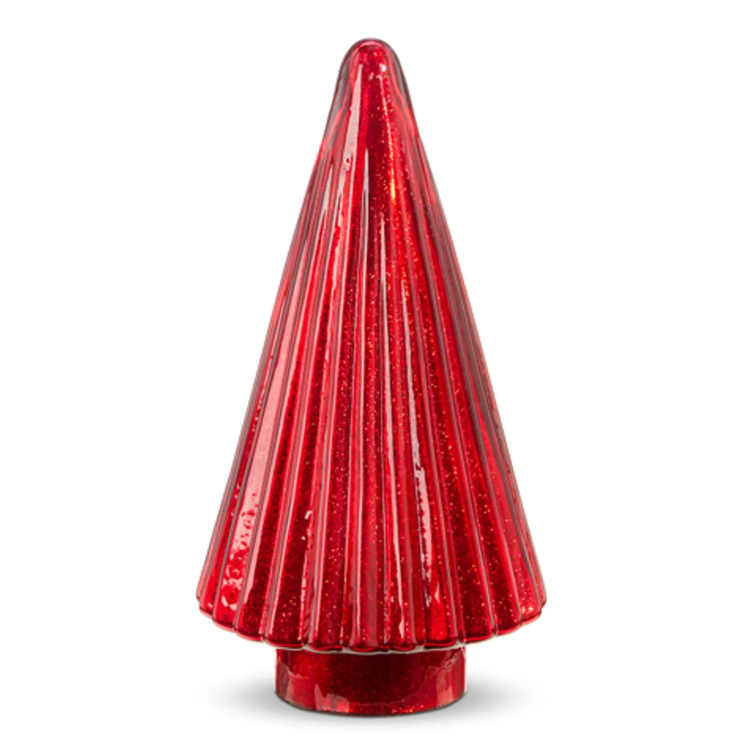Hot The Jolly Christmas Shop Raz 11.75" Or 15" Red Glass Tree Christmas Decoration