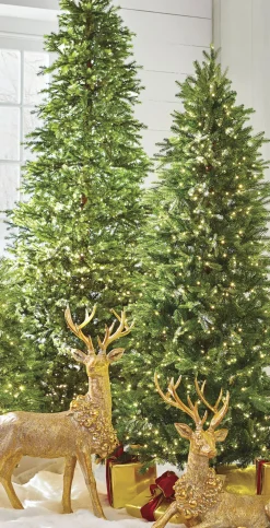 Sale The Jolly Christmas Shop Raz 7.5' Or 9' Snake Light Green Slim Spruce Artificial Christmas Tree